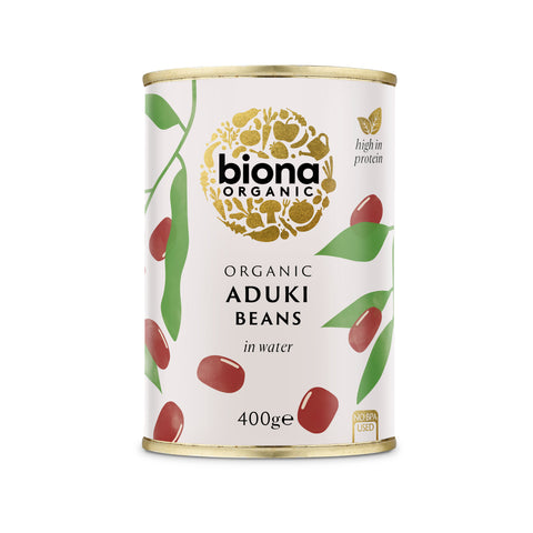 Biona Organic Aduki Beans 400g (Pack of 6)