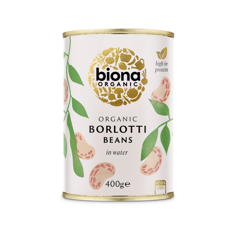 Biona Organic Borlotti Beans 400g (Pack of 6)