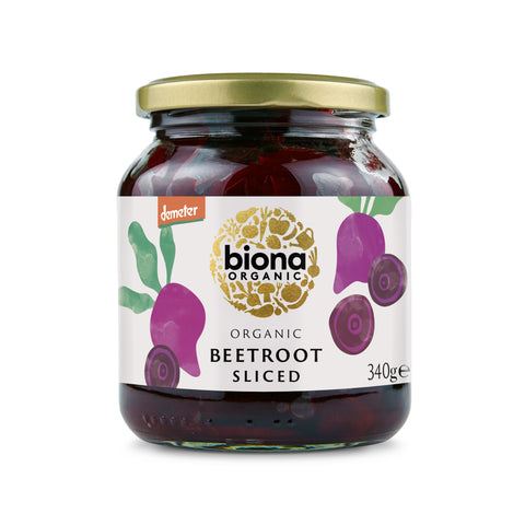 Biona Organic Beetroot Sliced 340g (Pack of 6)