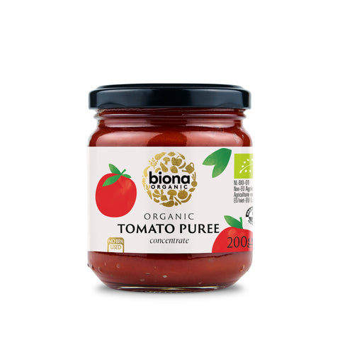 Biona Organic Tomato Puree 200g (Pack of 6)