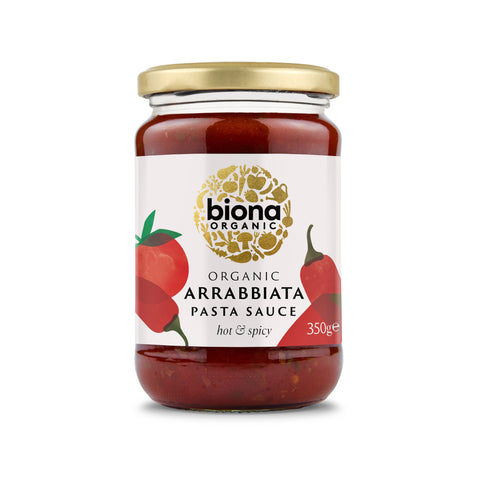 Biona Organic Arrabbiata Pasta Sauce 350g (Pack of 6)