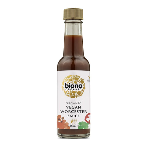 Biona Organic Worcester Sauce 140ml (Pack of 6)
