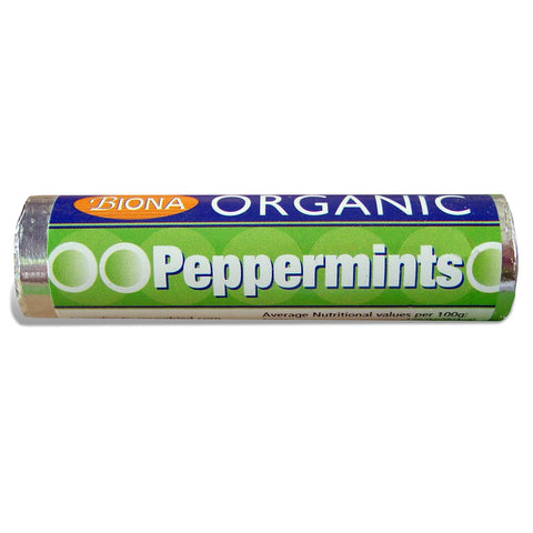 Biona Organic Peppermint Rolls 21g (Pack of 32)