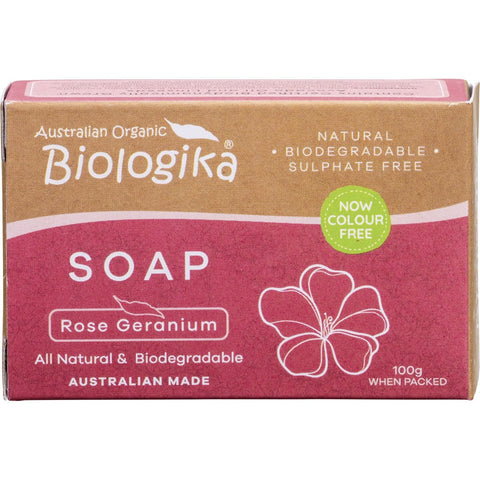BIOLOGIKA Soap Rose Geranium 100g