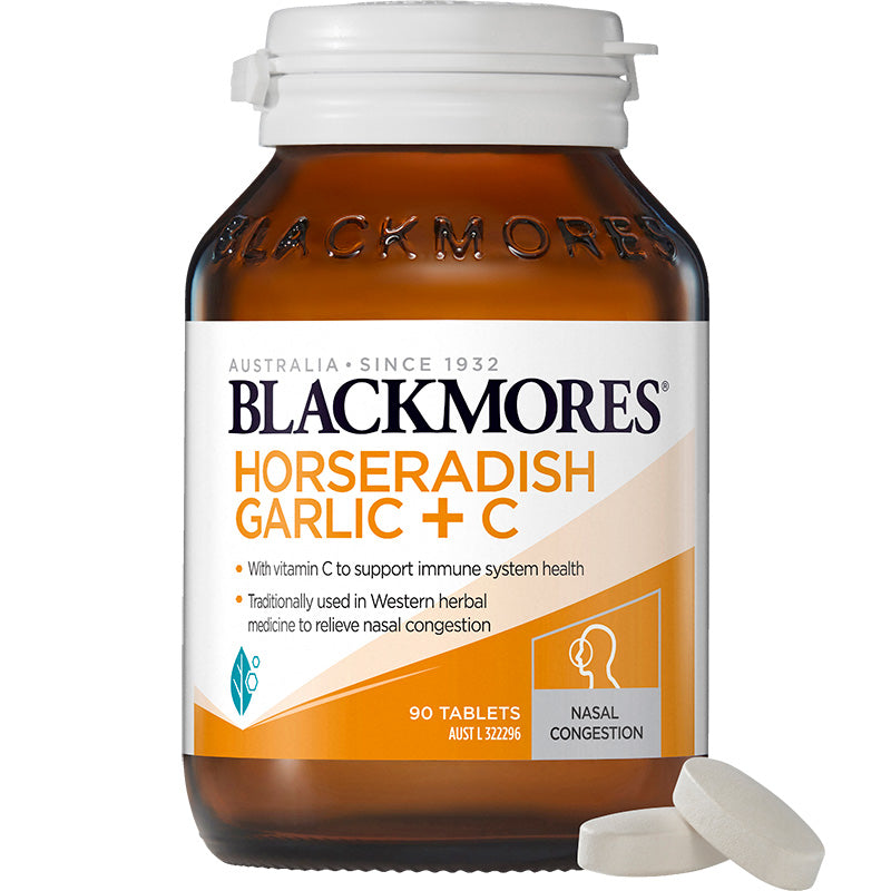 Blackmores Horseradish, Garlic + C 90 Tablets