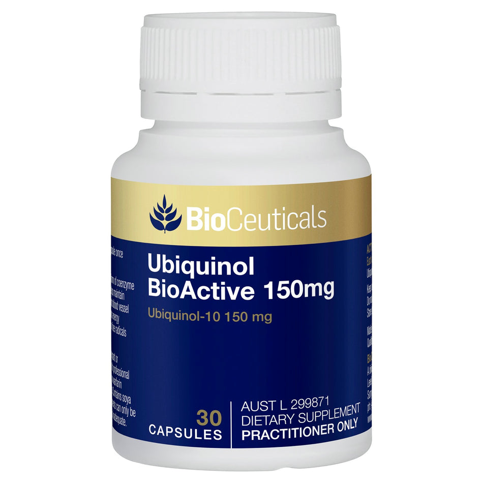 Bioceuticals Ubiquinol Bioactive 150mg 30 Capsules