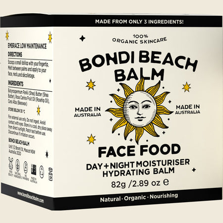 Bondi Beach Balm Face Food Day + Night Moisturiser Hydrating Balm 82g