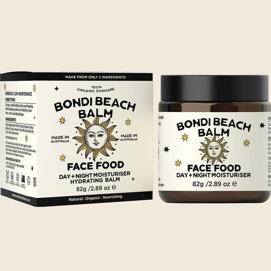Bondi Beach Balm Face Food Day + Night Moisturiser Hydrating Balm 82g