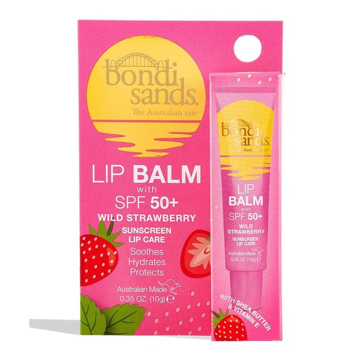 Bondi Sands Lip Balm With SPF 50+ Wild Strawberry Sunscreen Lip Care 10g