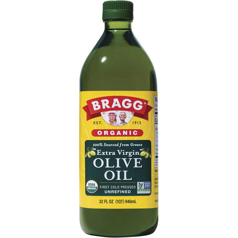 Bragg Olive Oil (Extra Virgin) Unrefined & Unfiltered 946ml