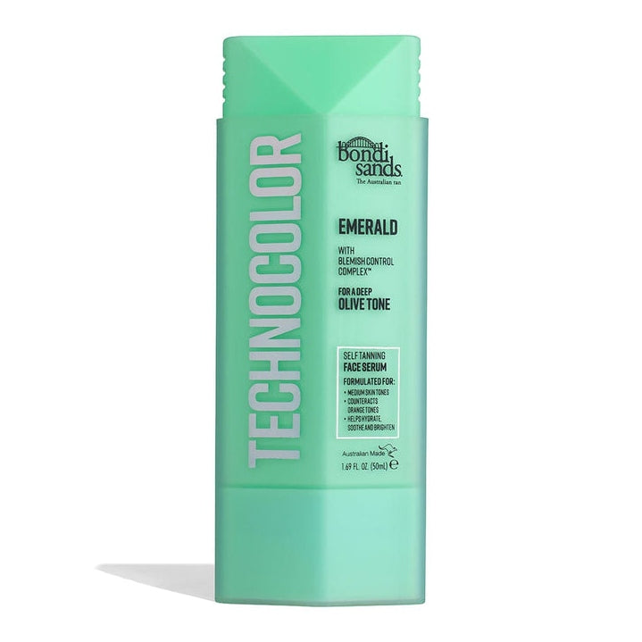 Bondi Sands Technocolor 1 Hour Express Self Tanning Face Serum - Emerald, 50 Ml