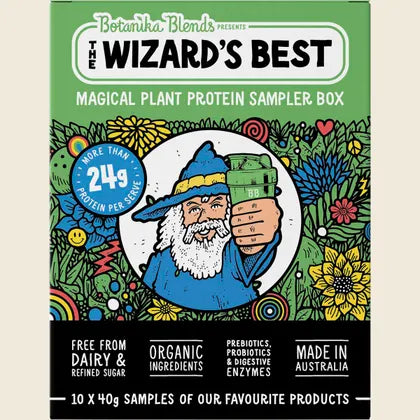 Botanika Blends the Wizard's Best Plant Protein Sampler Box 10x40g