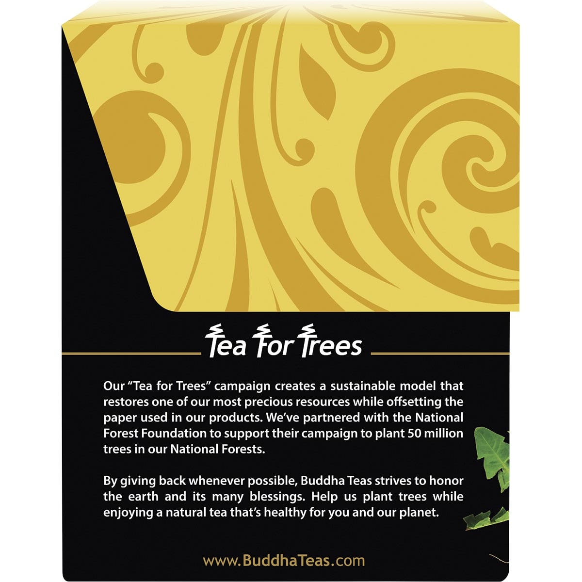 BUDDHA TEAS Organic Herbal Tea Bags Dandelion Root Tea 18pk