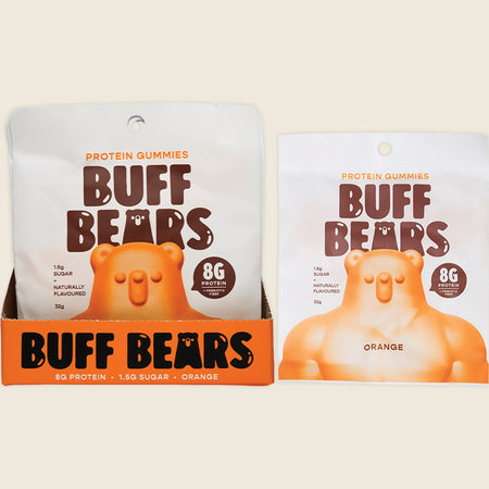 Buff Bears Protein Gummies Orange 12x32g
