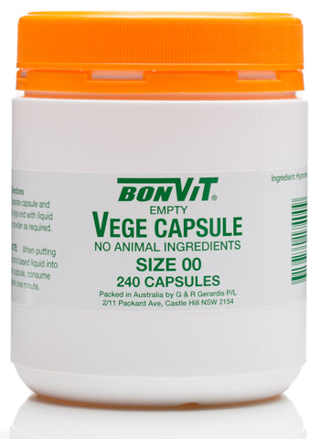 Bonvit Vege Capsules 00 size 240c