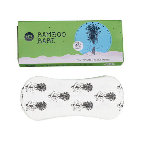 Bamboo Babe Panty Liners x 20 Pack