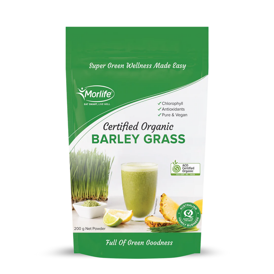Morlife Organic Barley Grass 200GM