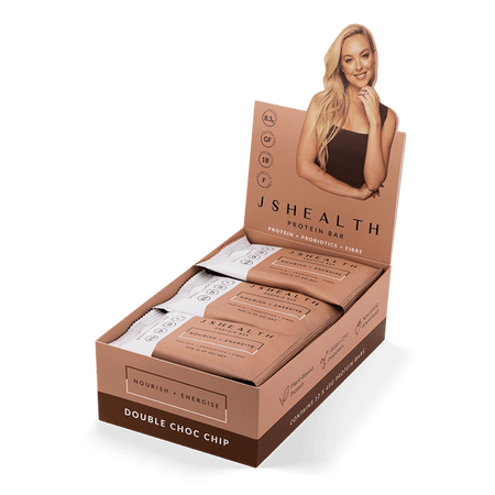 JSHEALTH Double Choc Chip Protein Bar 45g 12PK