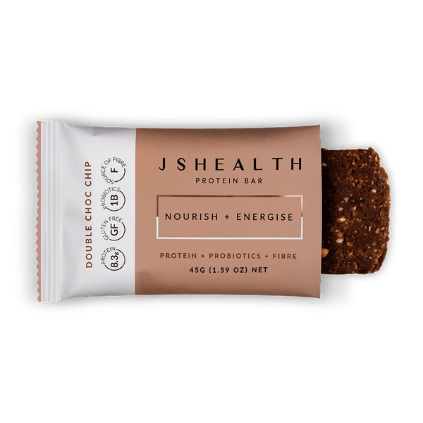 JSHEALTH Double Choc Chip Protein Bar 45g 12PK