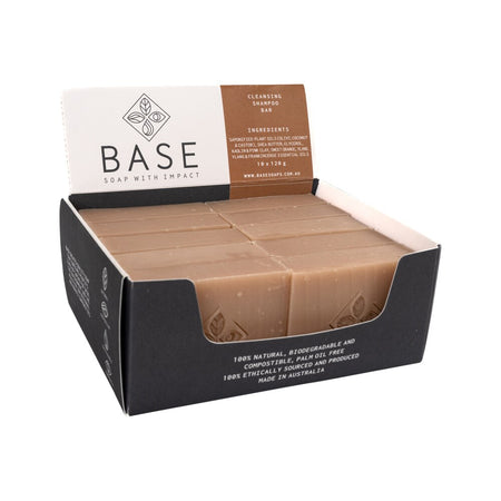 Base Soap With Impact Bar Cleansing Shampoo For Oily Hair Raw Bar 120g x 10 Pack