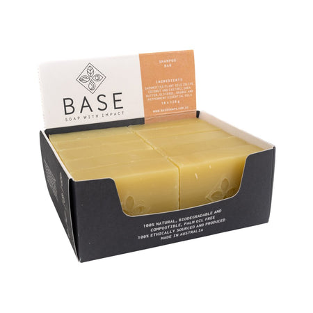 Base Soap With Impact Bar Shampoo Raw Bar 120g x 10 Pack