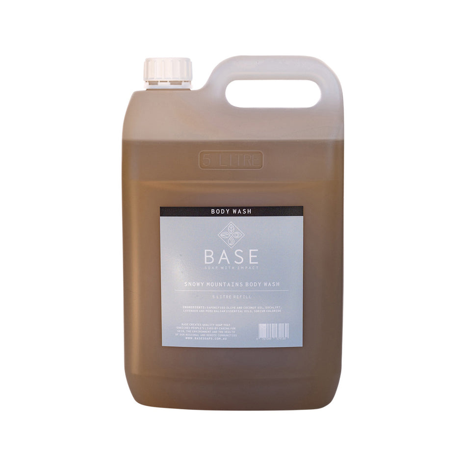 Base (Soap With Impact) Body Wash Snowy Mountain Refill 5l