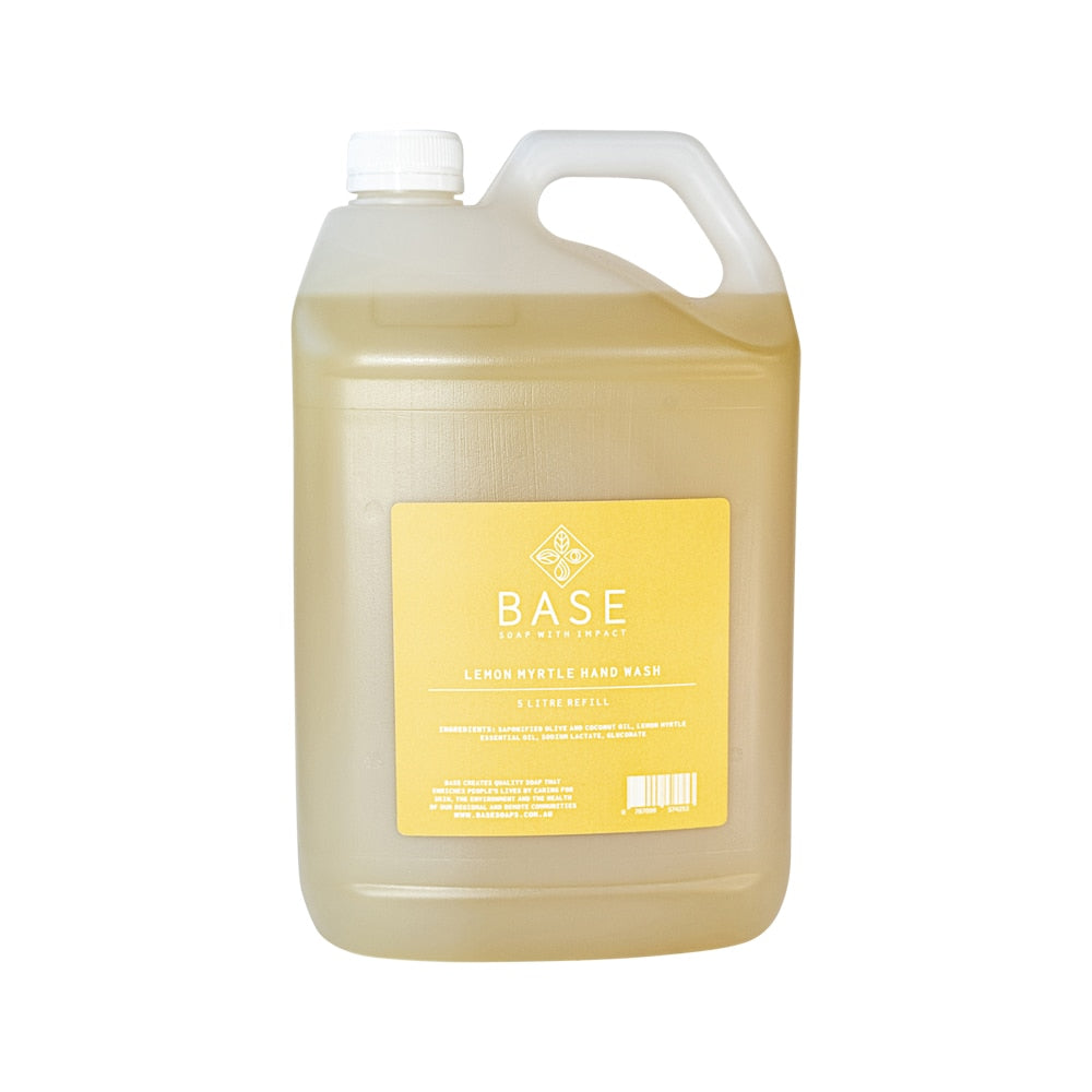 Base Soap With Impact Hand Wash Lemon Myrtle Refill 5L
