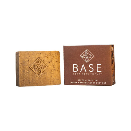 Base Soap With Impact Soap Body Bar Jasper + Myrtle Cocoa Boxed 120g