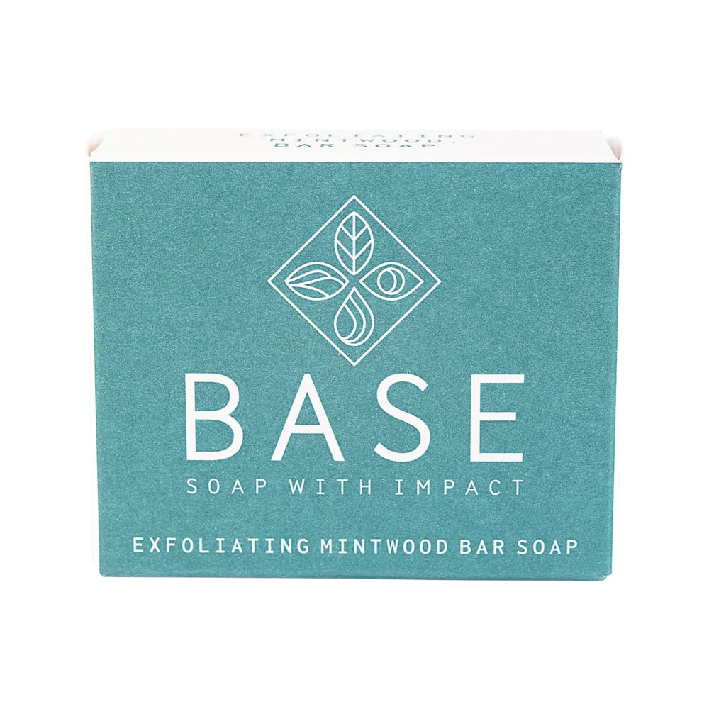 Base Soap With Impact Soap Bar Exfoliating Mintwood Boxed 120g