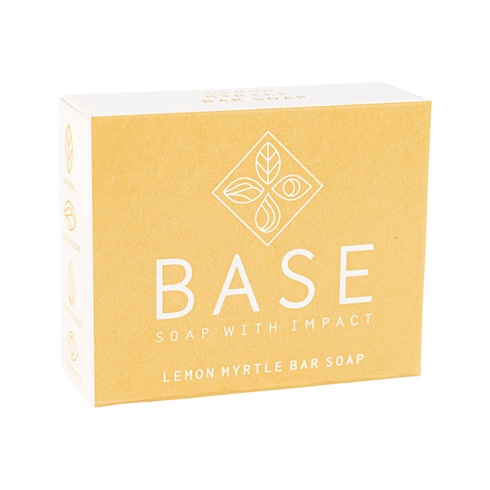 Base Soap With Impact Soap Bar Lemon Myrtle Boxed 120g