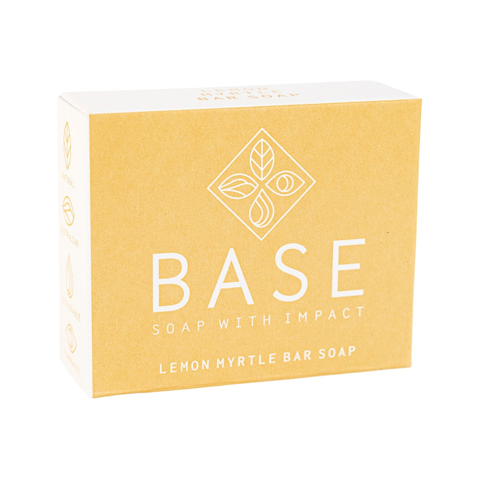 Base Soap With Impact Soap Bar Lemon Myrtle Boxed 120g