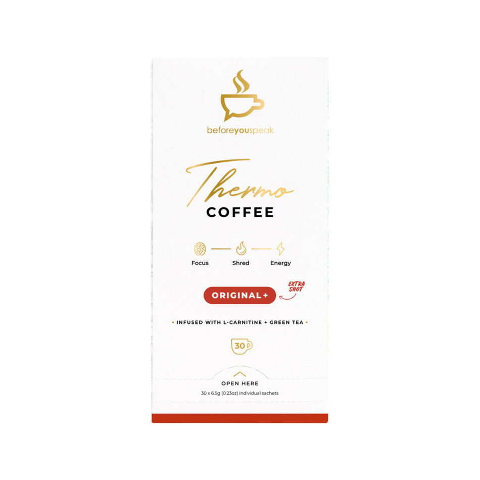 Before You Speak Thermo Coffee Original + Extra Shot 6.5g X 30 Pack