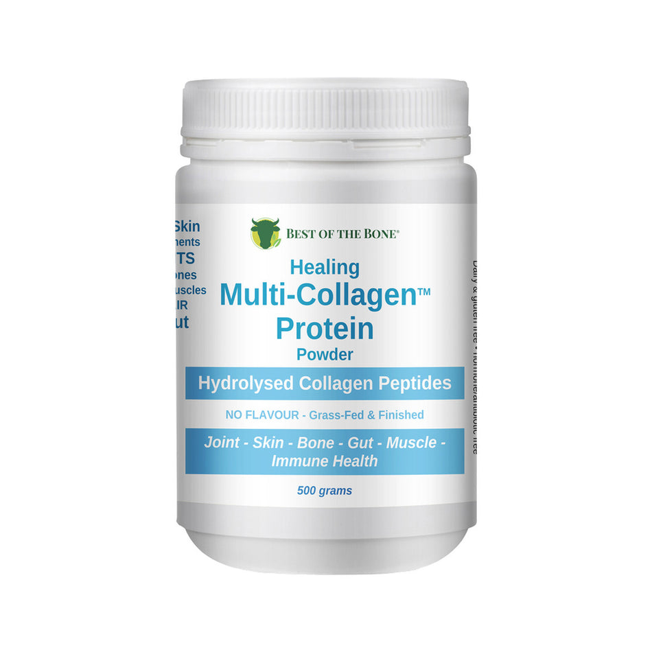 Best of the Bone Healing Multi-collagen Protein Powder Hydrolysed Collagen Peptides Unflavoured 500g