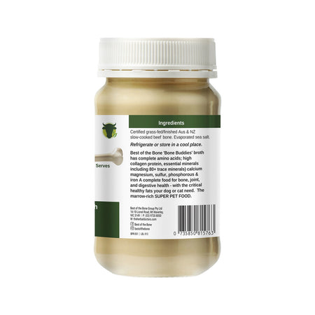 Best of the Bone Bone Buddies Pet Bone Broth Beef Concentrate 375g