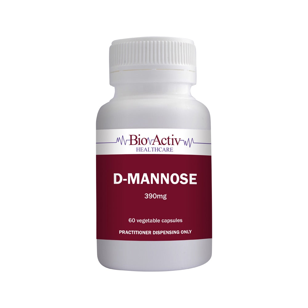 BioActiv Healthcare D Mannose 390mg 60vc