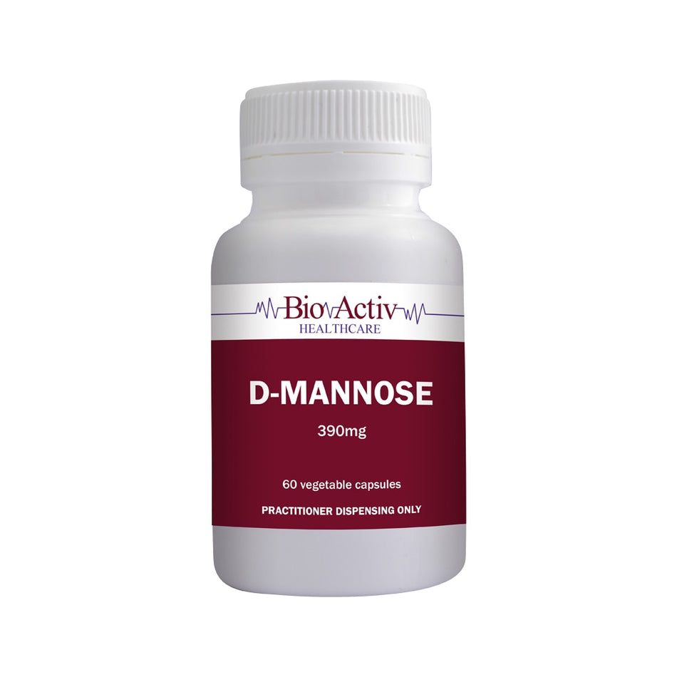 BioActiv Healthcare D Mannose 390mg 60vc
