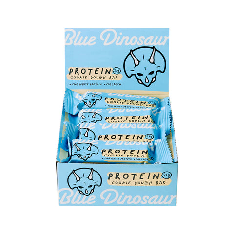 Blue Dinosaur Protein Bar Cookie Dough 60g (Pack of 12)