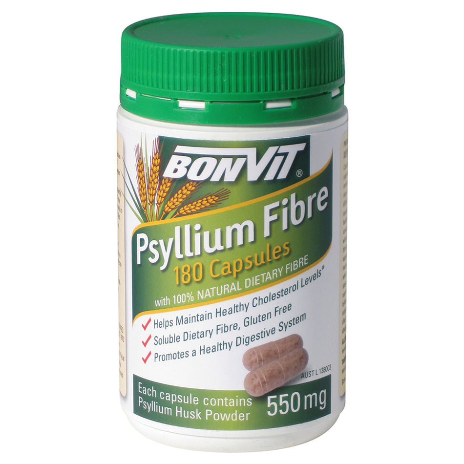 Bonvit Psyllium Fibre Caps 180 Pack