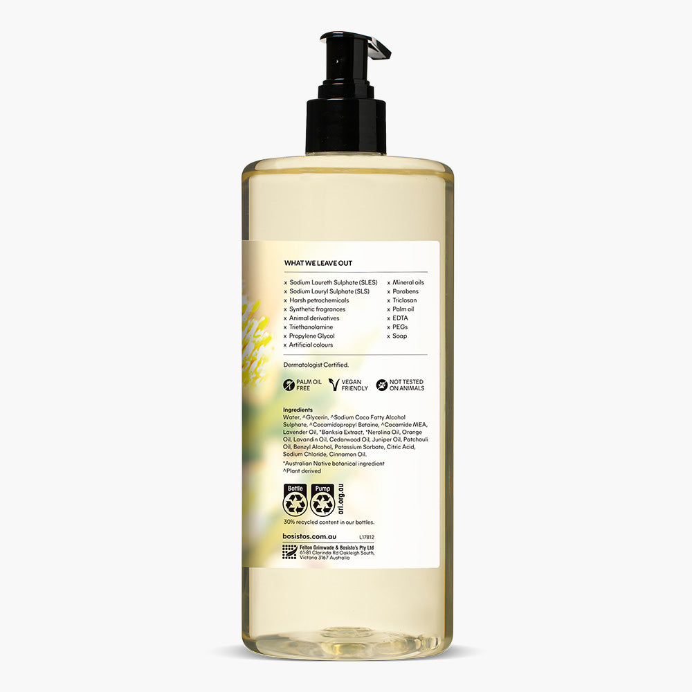 Bosisto's Banksia Nerolina And Lavender Body Wash 1L
