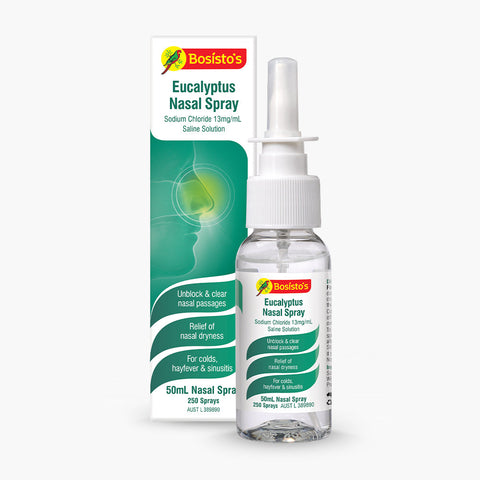 Bosisto's Eucalyptus Nasal Spray  50ml