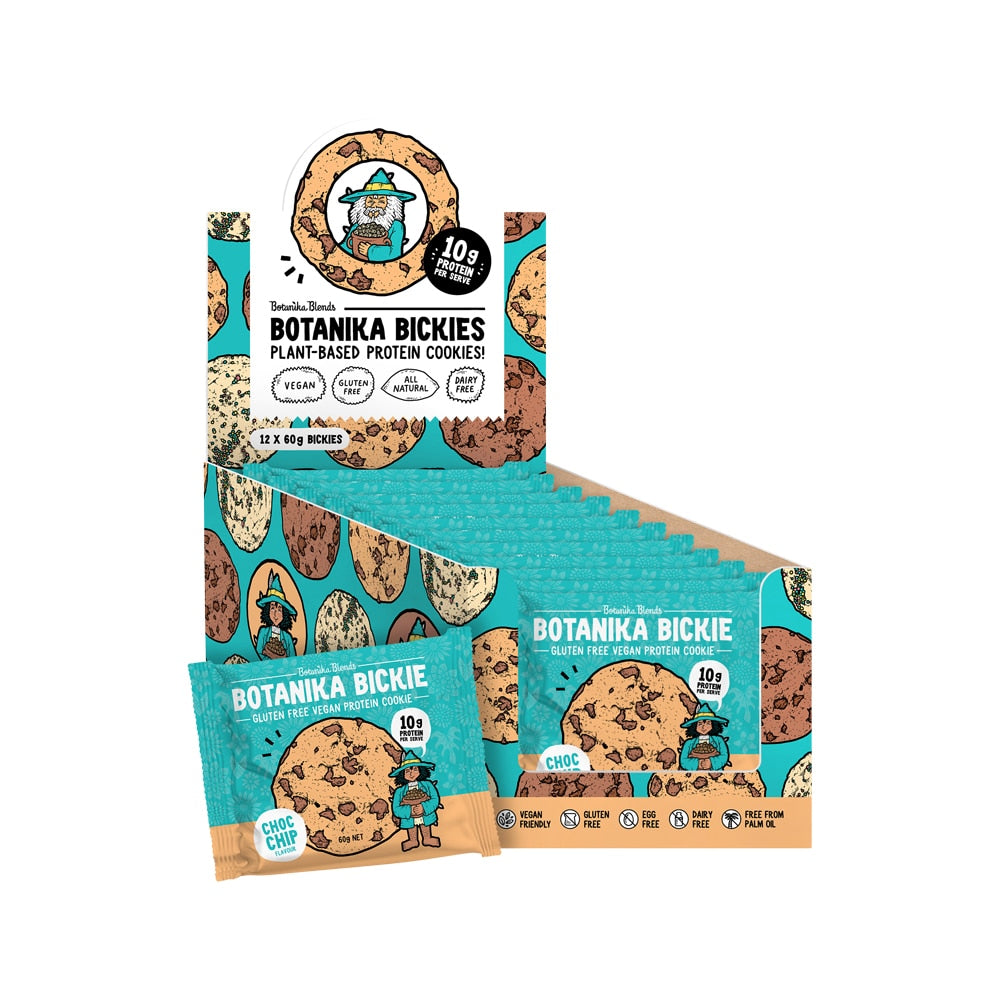 Botanika Blends Botanika Bickies Choc Chip 60g x 12 Pack