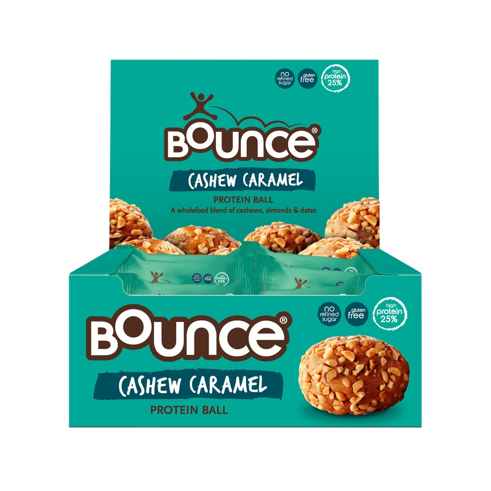 Bounce Protein Balls Cashew Caramel 40g x 12 Pack