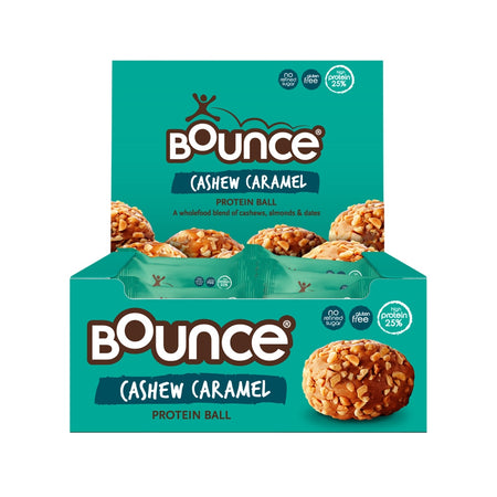 Bounce Protein Balls Cashew Caramel 40g x 12 Pack