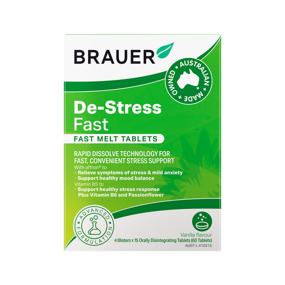 Brauer De-stress Fast Melt Vanilla 60t