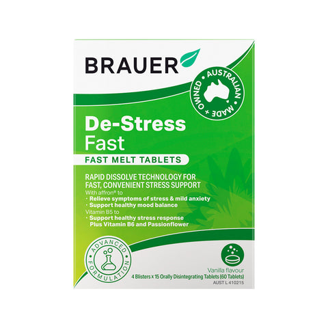 Brauer De-Stress Fast Melt Vanilla 60t