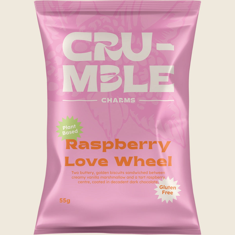 Crumble Charms Raspberry Love Wheel 8x55g