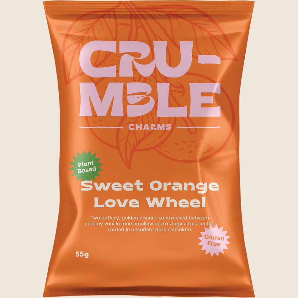 Crumble Charms Sweet Orange Love Wheel 8x55g
