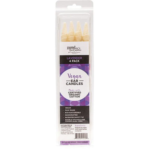 Harmony 's EAR CANDLES Vegan Ear Candles Lavender Scented 4