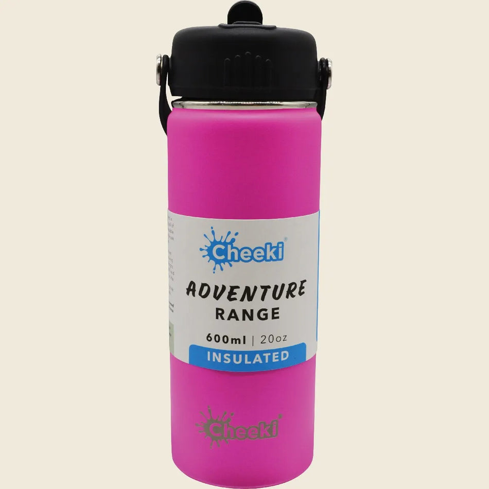 Cheeki Insulated Bottle Adventure Magenta 600ml