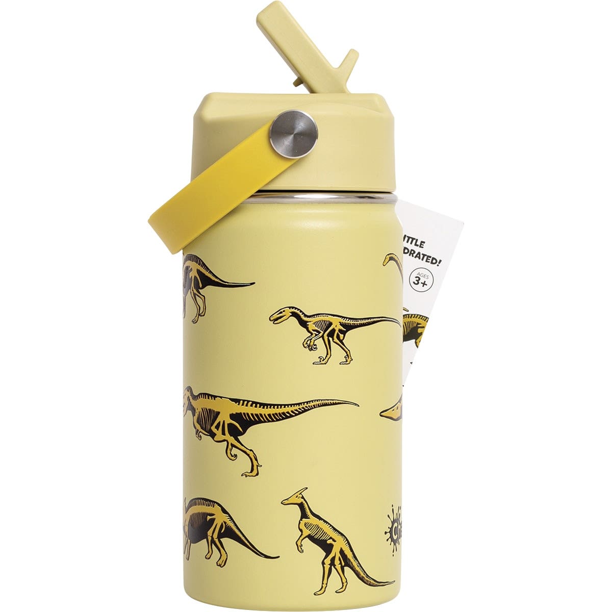 CHEEKI Kids Bottle Insulated Dinosaur 400ml